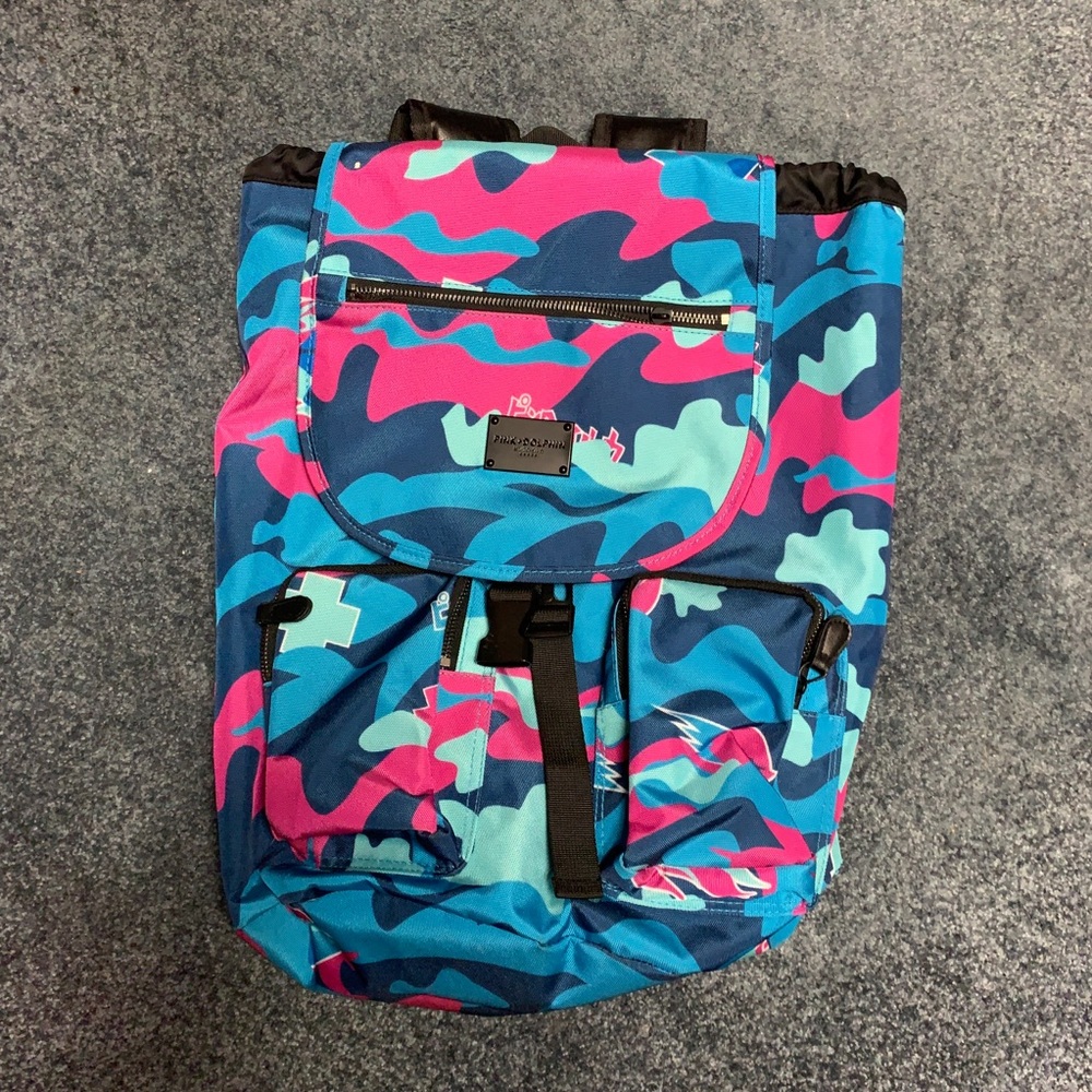 Pink Dolphin Camouflage Backpack